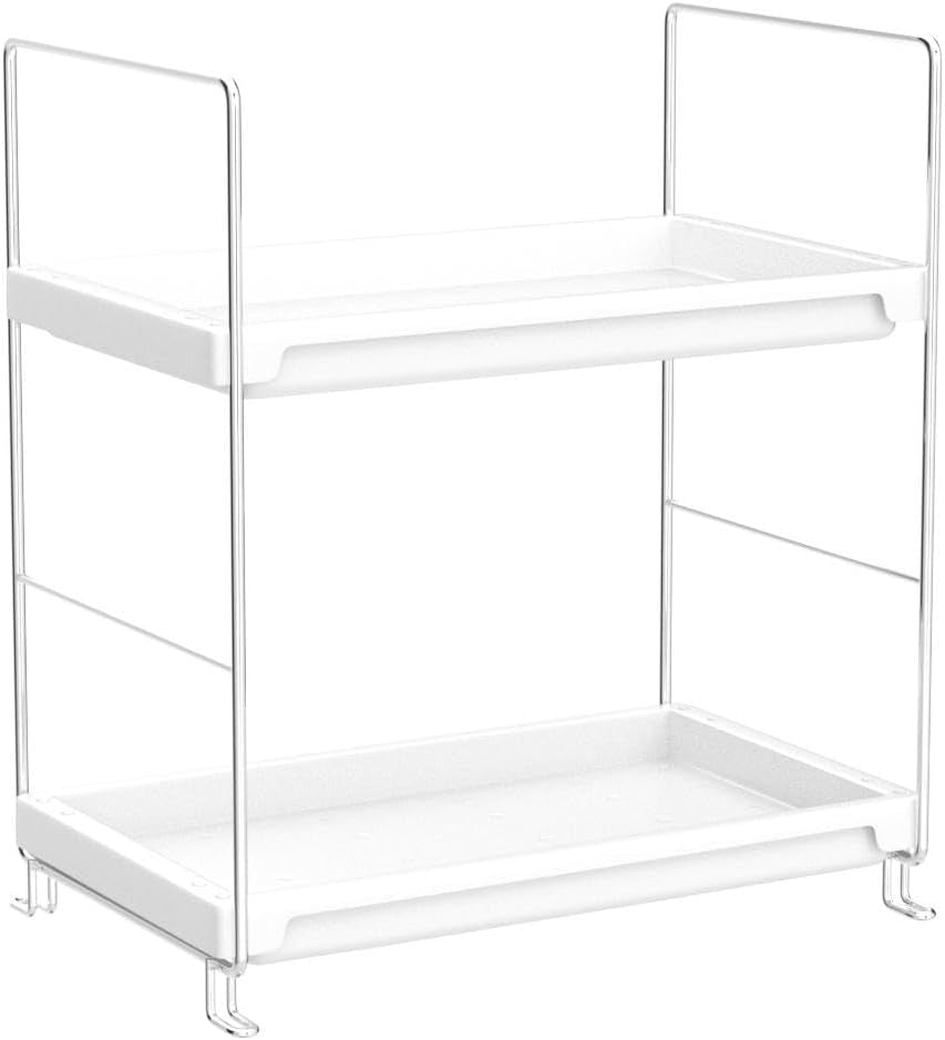 2-Tier Bathroom Countertop Organizer, Makeup Organizer for Vanity