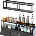 2 Tier Strong Magnetic Oven Shelf 30 Inch Length Spice Rack