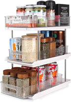 3-Tier under Sink Organizer – Pull-Out Storage for Kitchen & Bathroom – under Bathroom Sink Organizer, under Sink Organizer Storage, under Cabinet Storage Organizer