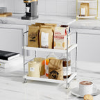 2-Tier Bathroom Countertop Organizer, Makeup Organizer for Vanity