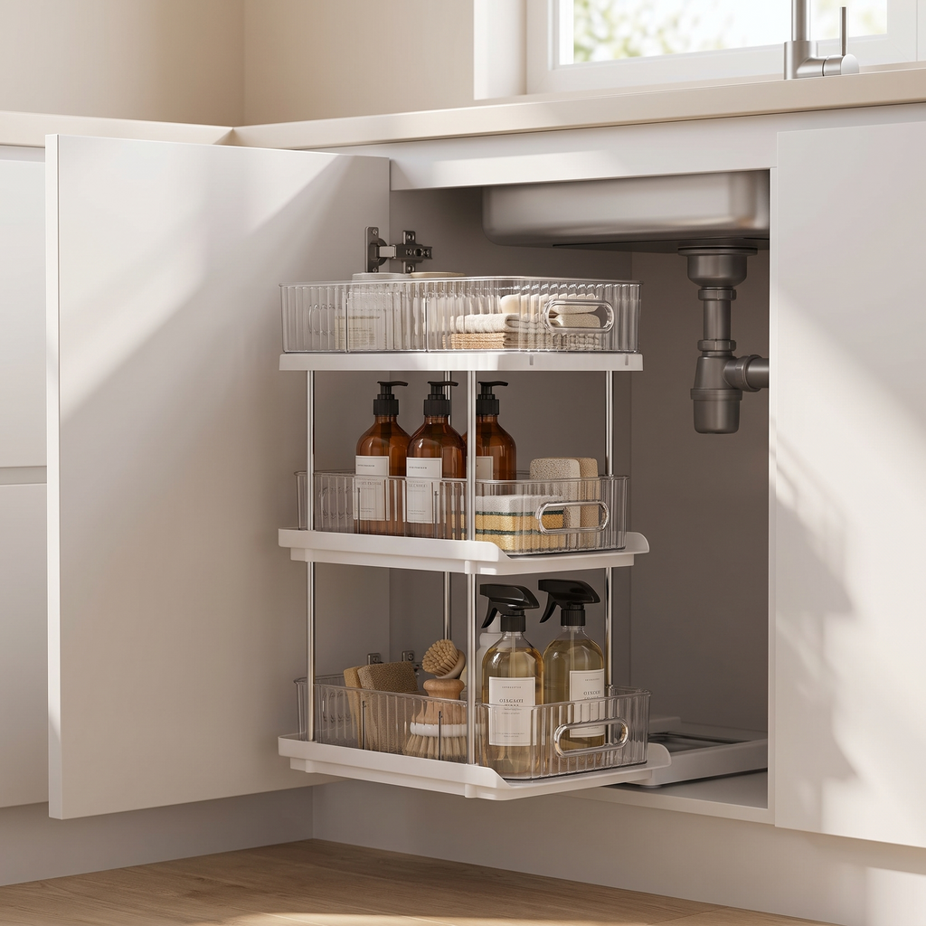 Alcove Home 3-Tier Under Sink Organizer lifestyle photo