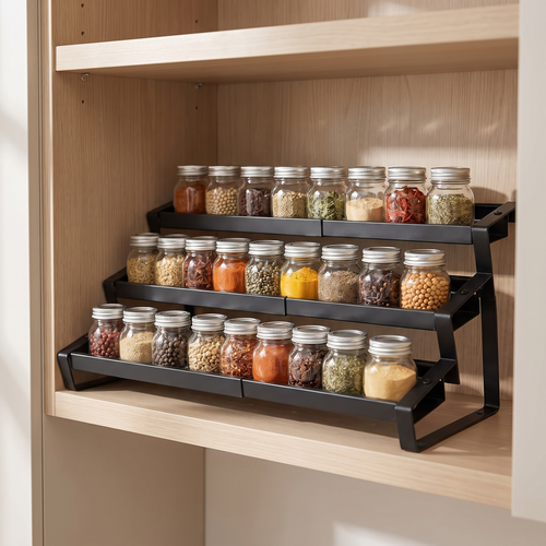Alcove Home 3-Tier Spice Rack Organizer for Cabinet lifestyle photo