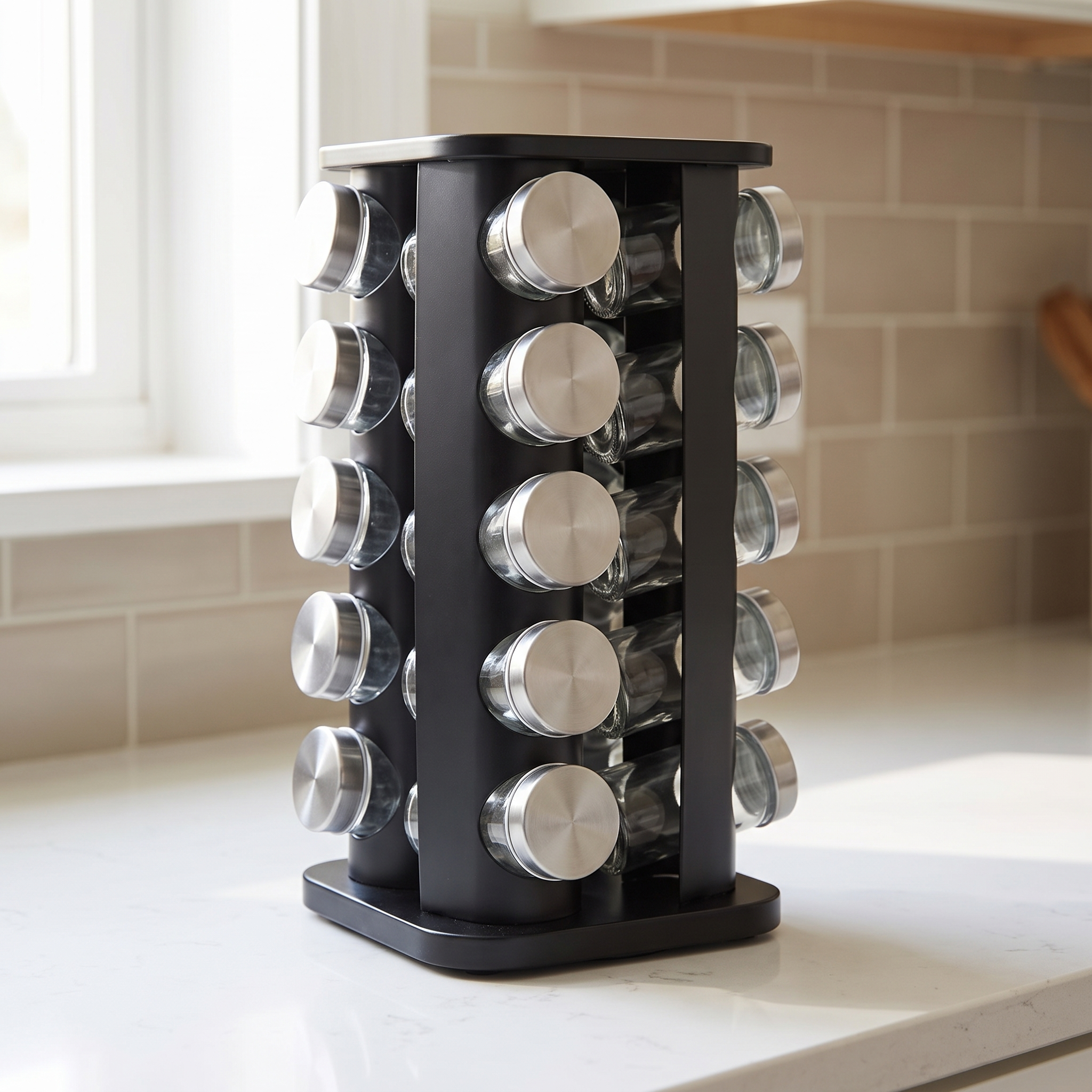 Alcove Home Rotating Countertop Spice Rack lifestyle photo